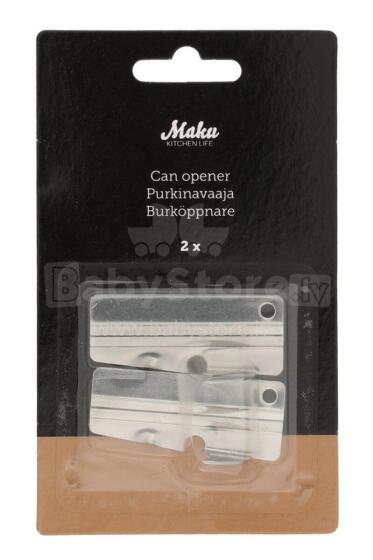 Maku Basic Can opener steel 2 pcs