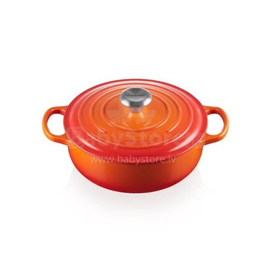 Le Creuset Cast iron round pot &Oslash;24cm / 3.4L orange