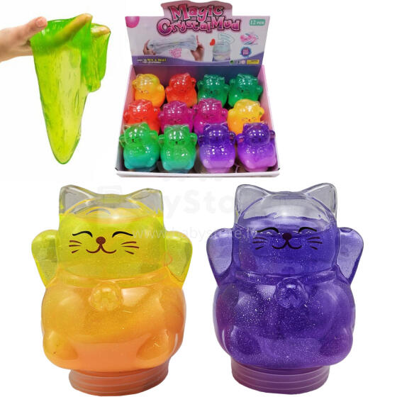 MASA MAGICZNA SLIME BROKATOWA KOT