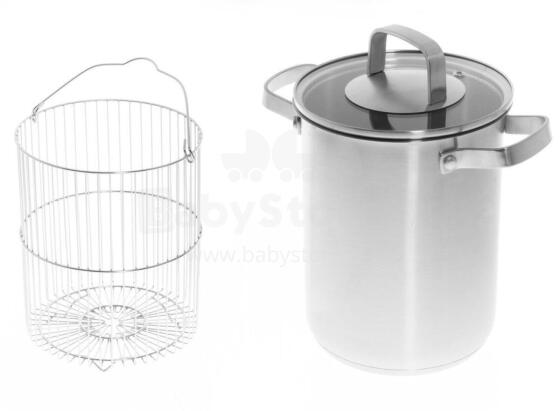 Maku sparģeļu pods tērauda 4 L 17 cm