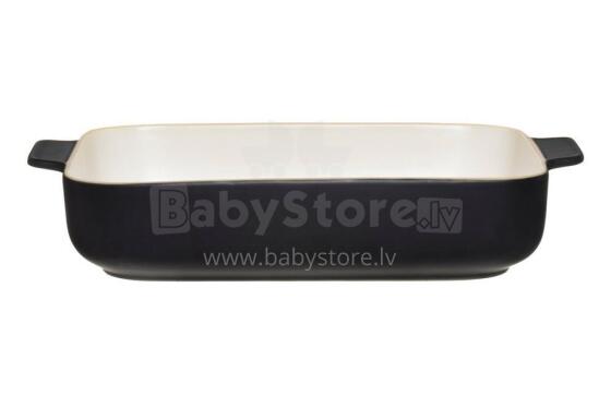 Maku Oven casserole ceramic black 3 L 35x22 cm