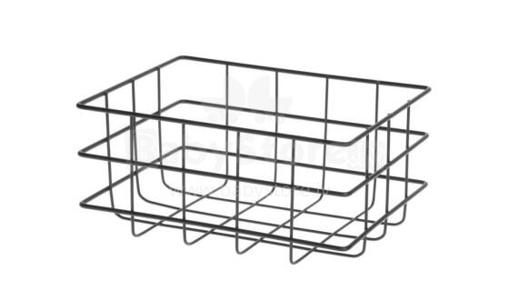 Maku Storage basket metal black 19x14x9 cm