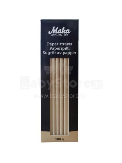 Maku Paper straw 100 pcs