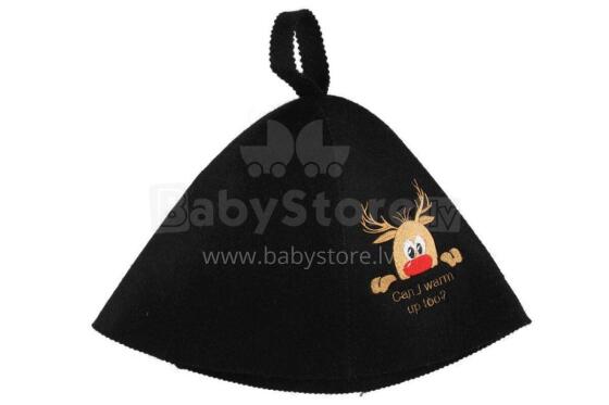Winteria Sauna hat reindeer black