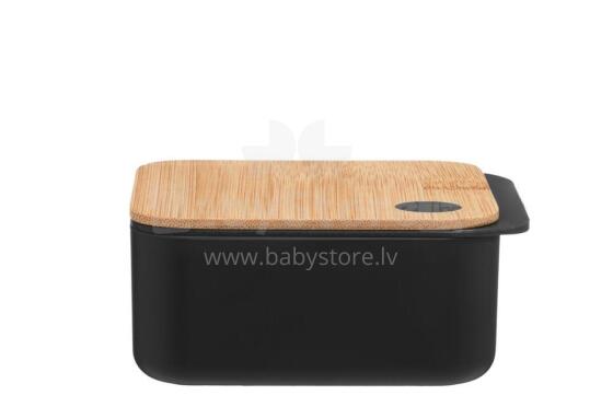 Maku rPET storage box with bamboo lid S