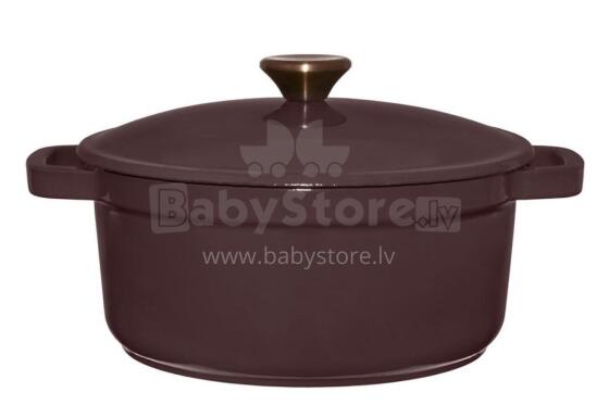 Maku čuguna katls 24 cm brūns