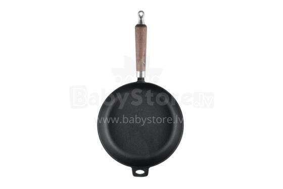 Maku Fry pan cast iron wooden handle 24 cm