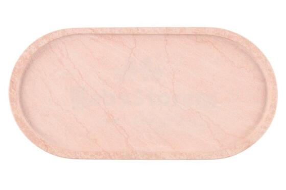 Maku Tray marble light red 30x15 cm