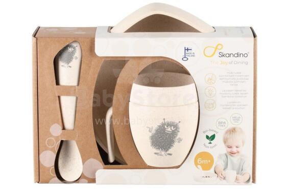 Moomin Characters Skandino tableware set Stinky