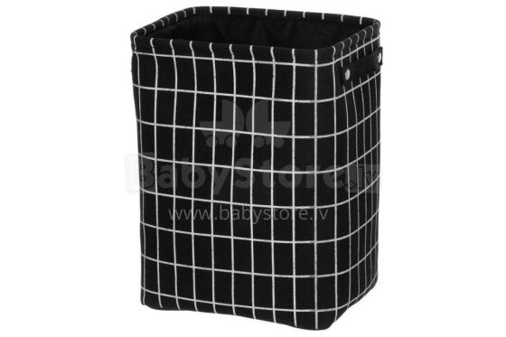 4Living Storage basket Nova black 30 x 25 x 40 cm