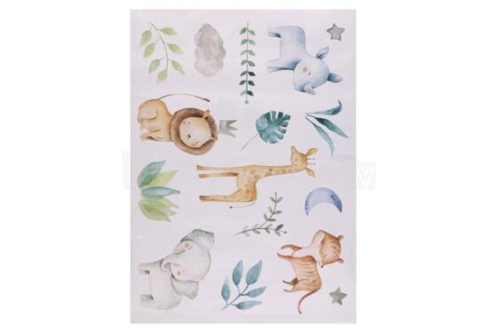 4Living Wall sticker wild animals 50 x 70 cm