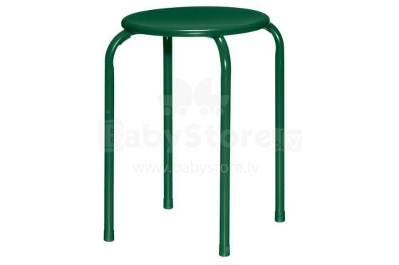 4Living Stool Joy metal stackable dark green