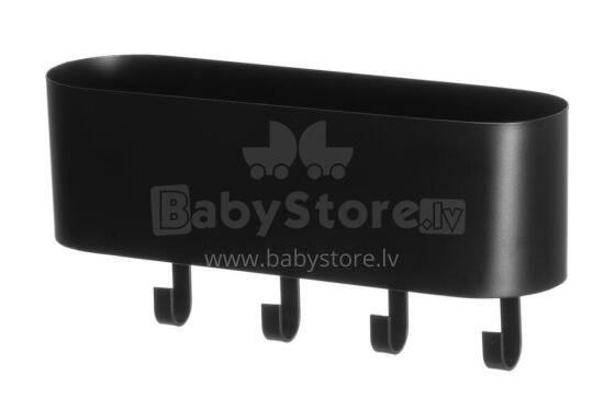 4Living Wall hooks Hang with storage box black 25 cm