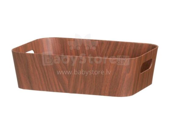 4Living Storage box Sense brown 37,5x26x11 cm display