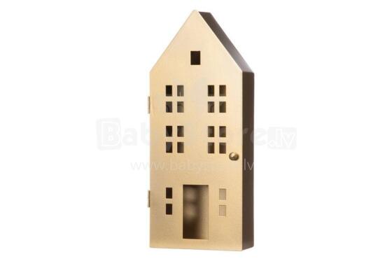 4Living Key cabinet house gold