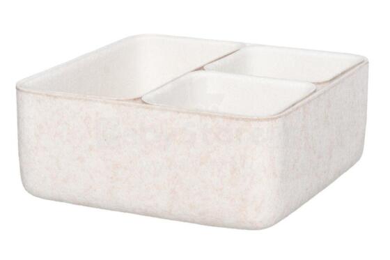 4Living Basket Candy felt 4 pcs beige