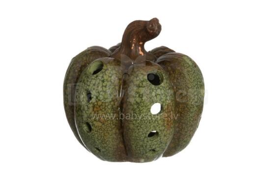 4Living Candle holder pumpkin green 13 cm