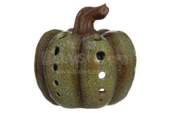 4Living Candle holder pumpkin green 17,5 cm