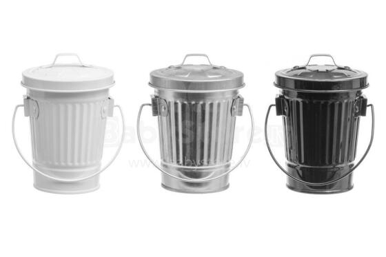 Ashtray Metal bucket w/lid assortment