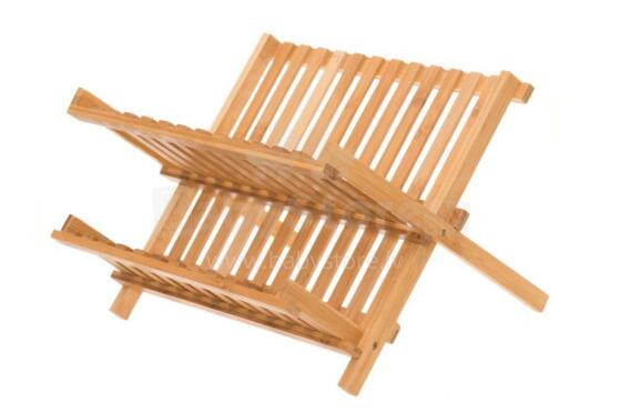 Maku Bamboo dish rack foldable