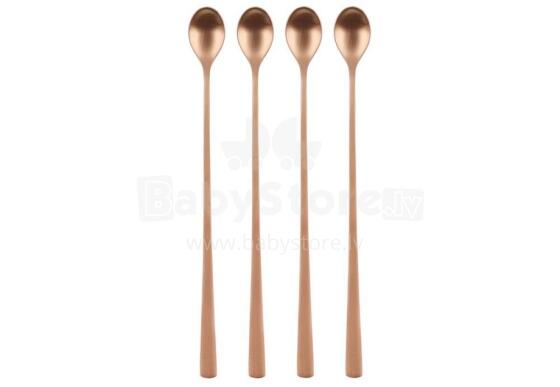Maku Smoothie spoon stainless steel rose gold 4 pcs