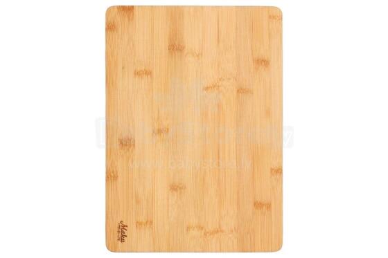 Maku Cutting board bamboo 33x24 cm black rim
