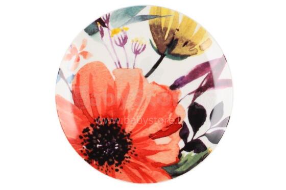 Plate Flora coral 20 cm