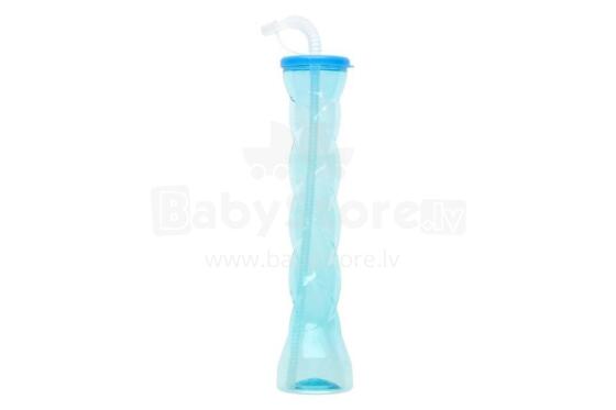 Straw cup 50 cl blue