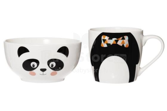 Winteria krūze un bļoda panda