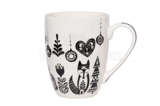 Winteria Mug Folk BW 34 cl