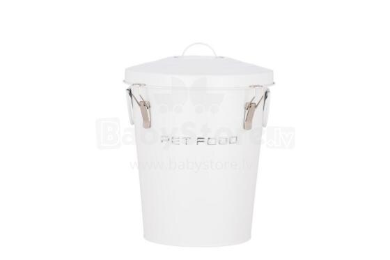 4Living Pet food box round with locking latches 32,5 cm