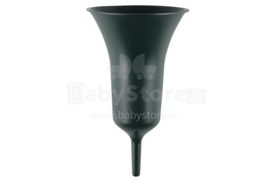 Plastic flower vase green 32,5 cm