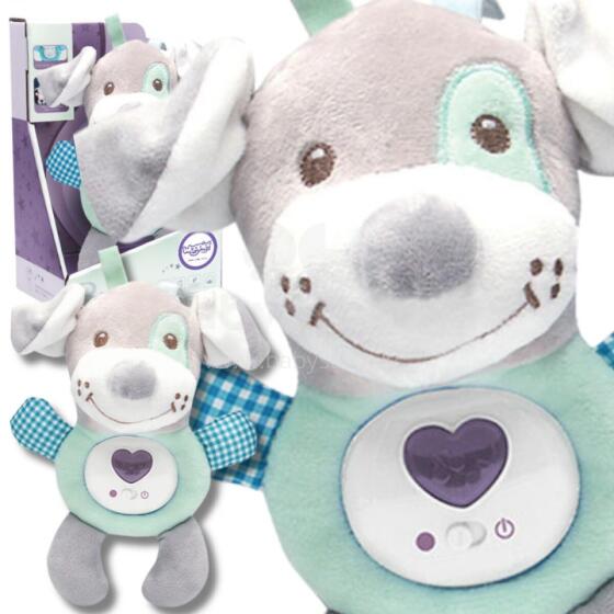 WOOPIE BABY Interactive Plushie Baby Cuddly Toy Light Sound Dog Sleeper