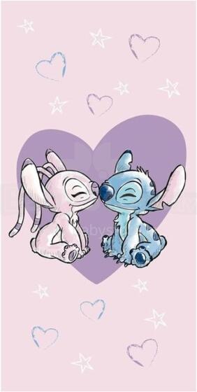 Disney Stitch Towel  Art.247962 Bērnu mīksts dabīgas kokvilnas dvielis 70х140cm
