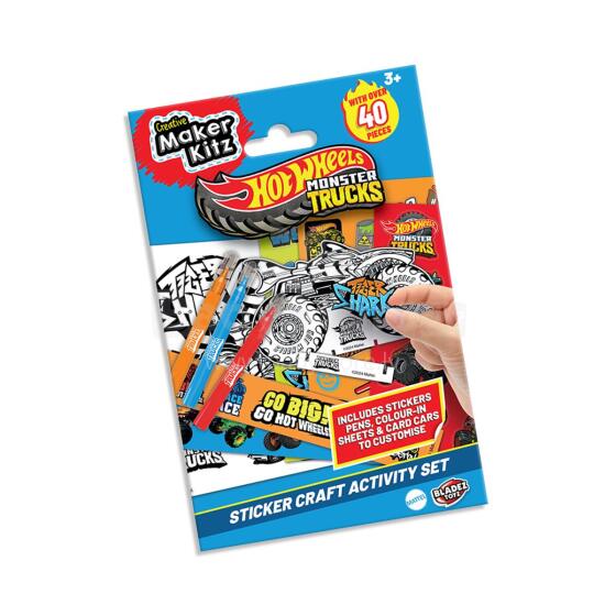 HOT WHEELS MOSTER TRUCKS Sticker activity set