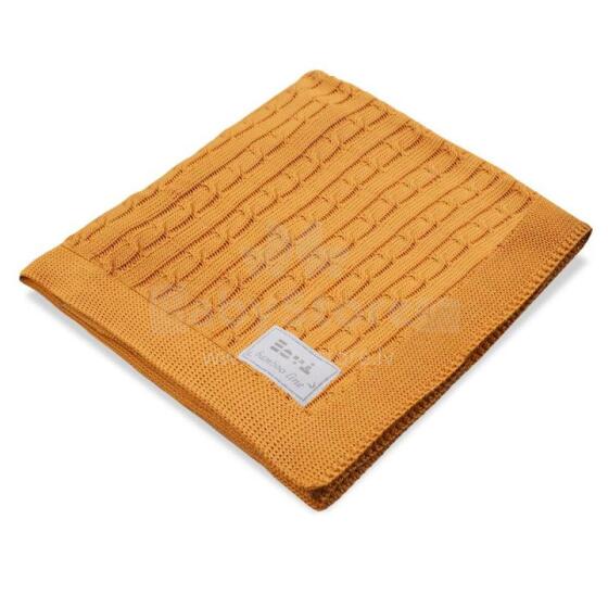 EWA 930699 Honey bamboo braid blanket