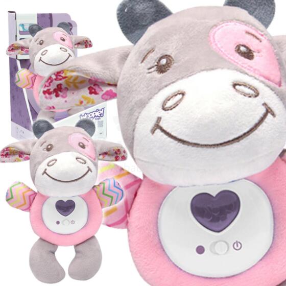 WOOPIE BABY Interactive Plushie Baby Cuddly Toy Light Sound Bull Teether Sleeper