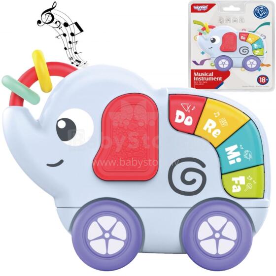 WOOPIE BABY Sensory Musical Toy for Babies Elephant