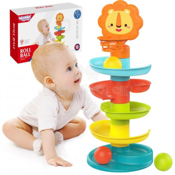 WOOPIE BABY Трек-мяч, горка, башня, мяч, трек