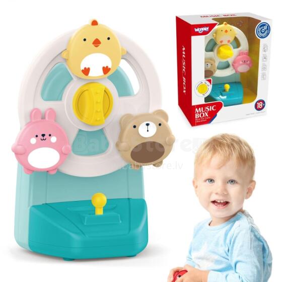 WOOPIE BABY Music Box Carousel Animals Musical Educational Toy