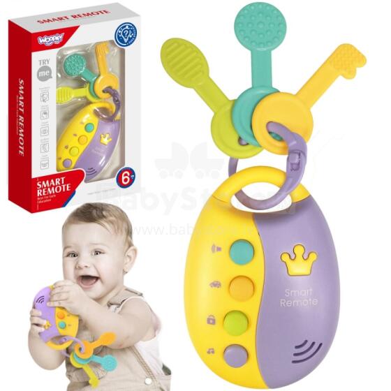 WOOPIE BABY Interactive Car Keys with Remote Control Teether 2in1