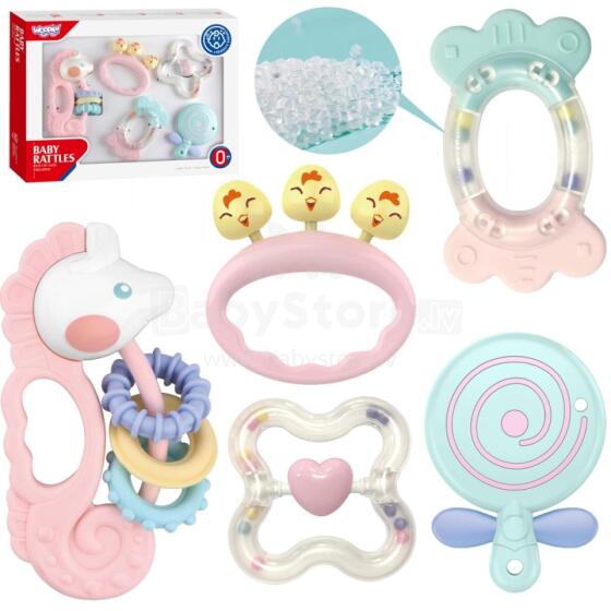 WOOPIE BABY Sensory Rattle Teether Set