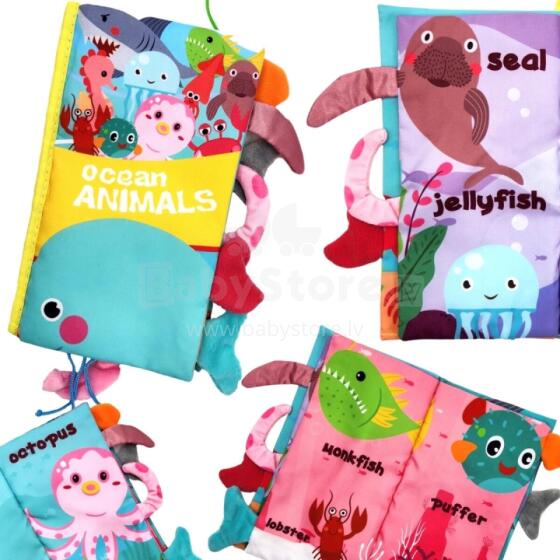 WOOPIE BABY Sea Animal Tails Fabric Book