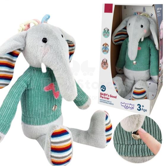 WOOPIE BABY Interactive Elephant Cuddly Toy with Sound and Light