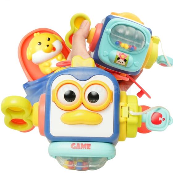 WOOPIE Montessori sensoriskā bumba Penguin 6in1