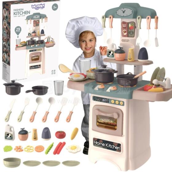 WOOPIE Trendy Kitchen with Water Circulation Burner Light Sound + 29 Acc.