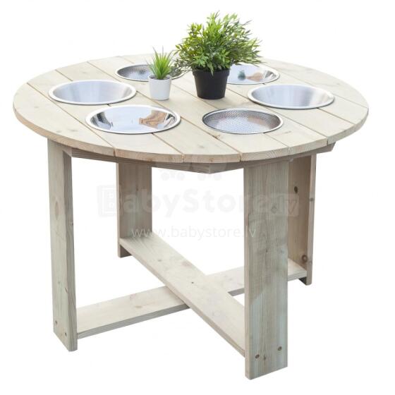 CLASSIC WORLD EDU Educational Garden Table 6 Functions Playing with Sand, Liquid, Stones