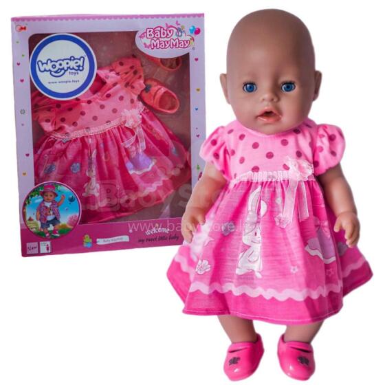 WOOPIE ROYAL Одежда для кукол Розовое платье Кролик 43-46 см