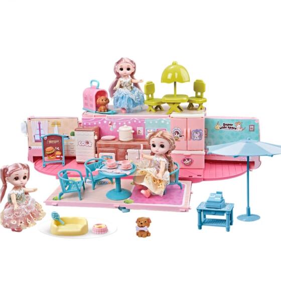 WOOPIE Camper 2in1 XXL Dollhouse Set