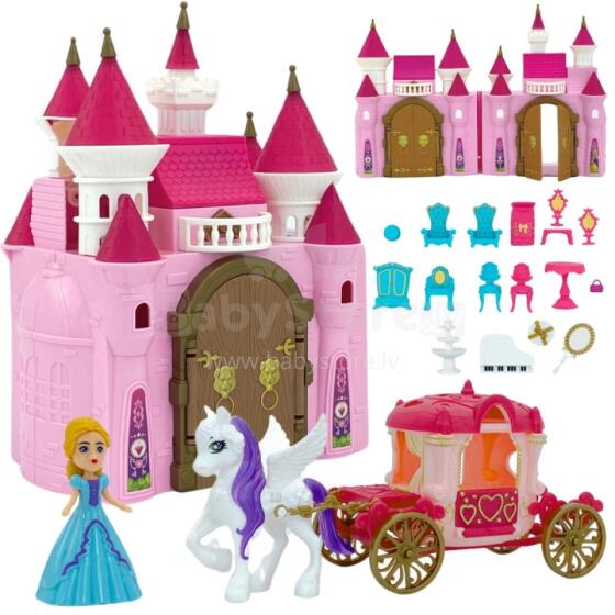 WOOPIE Interactive Magic Palace Set Princess + Carriage and Accessories
